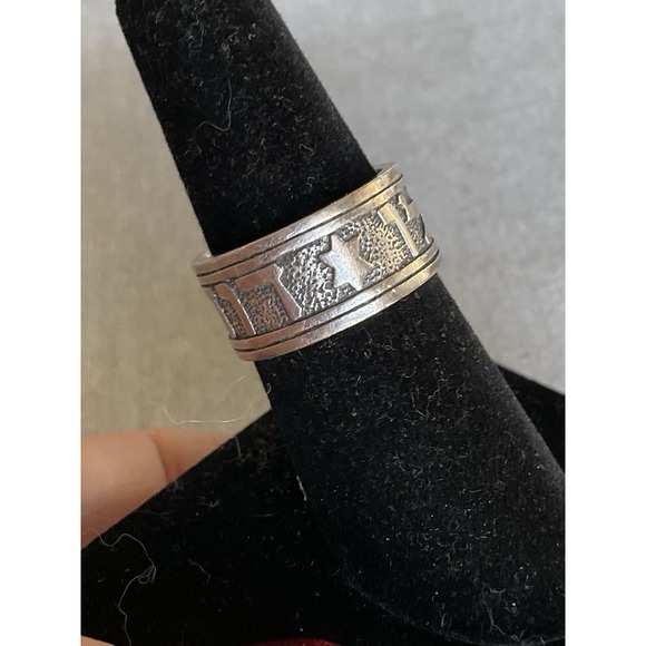 James Avery Lady's Song Of Solomon Sterling Silver Ring Band Size 7 - Picture 3 of 8